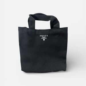 Prada Black Canvas Tote Bag GWP